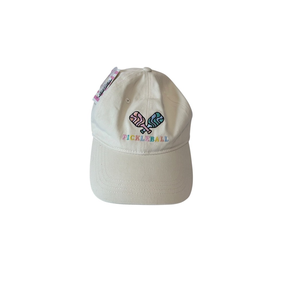 Frasier Sterling Pickleball‎ Hat Womens OS Cream NEW Embroidered Sport Cap